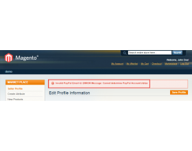 Magento Marketplace PayPal Adaptive Payment