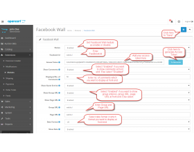 Opencart Social Wall
