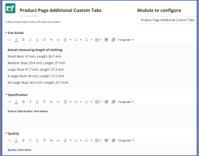 Prestashop Product Page Additional Custom Tabs