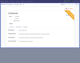 Odoo Website CCAvenue IFrame Checkout Payment Acquirer