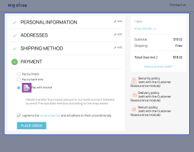 Prestashop Invoice Payment