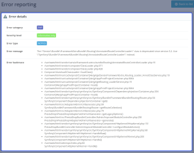 PrestaShop Error Reporting