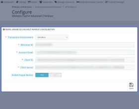 QloApps PayPal Advanced Checkout
