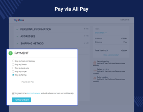 Prestashop Apple Pay, AliPay with Stripe Payment