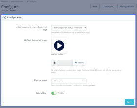 Prestashop Product Video
