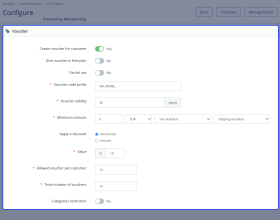 Prestashop Membership | Prime Customer
