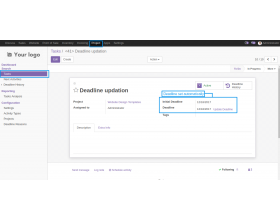 Odoo Task Deadline Manager