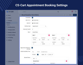 CS-Cart Booking Reservation System