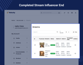 Bagisto Marketplace Live stream