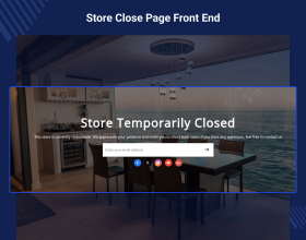 CS-Cart Store Close Custom Page