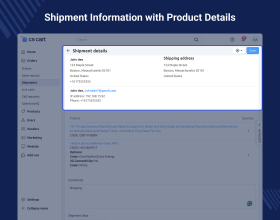 CS-Cart Custom Shipment Carriers Tracking