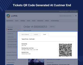 Magento 2 Reservation Booking QR Code 