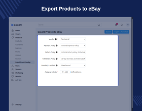 CS-Cart Multi Vendor eBay Connector