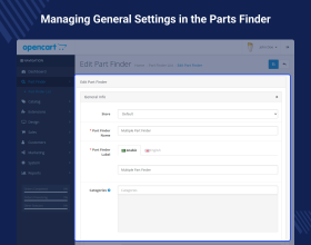 Opencart Vehicle Part Finder