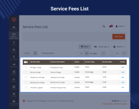 Magento 2 Service Fee