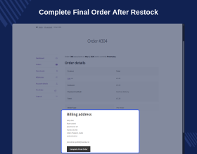 WooCommerce Pre Order Plugin