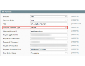 Magento Marketplace PayPal Adaptive Payment