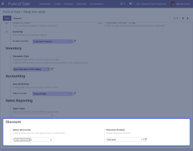 Odoo POS Order Discount