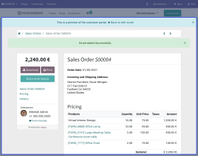 Odoo Share Website Order With Others