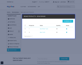 PrestaShop Marketplace Manufacturer/Brand