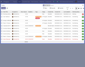 Odoo Project Task Start Stop