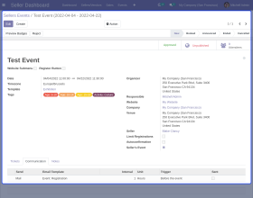 Odoo Marketplace Events Management