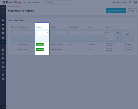 PrestaShop Purchase Order Management | Supplier Management
