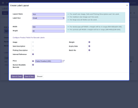 Odoo Product Advance Barcode Labels
