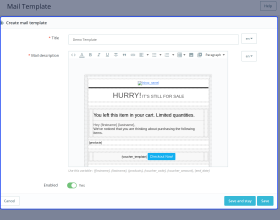 PrestaShop Abandoned Cart Reminder