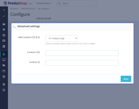 Prestashop Infinite Scroll