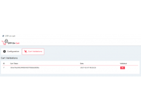 OTP On Cart for Shopify