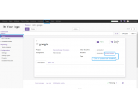 Odoo Task Deadline Manager