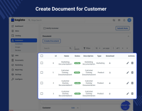 Laravel eCommerce Customer Document