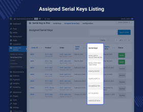 WooCommerce License and Serial Key Plugin