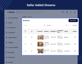 Bagisto Marketplace Live stream
