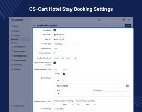 CS-Cart Booking Reservation System