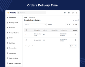 Laravel Marketplace Delivery Time Slot