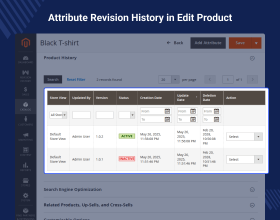 Magento 2 Product Revision History Extension