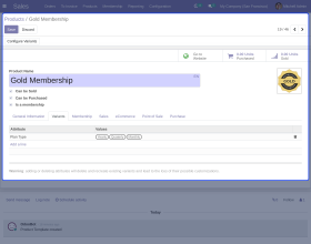 Odoo Website Membership Management