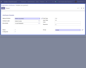 Odoo Marketplace Multi Step Vendor Signup