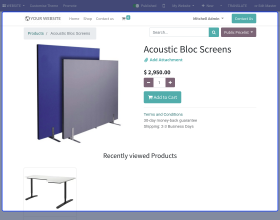 Odoo Website Product Files Upload