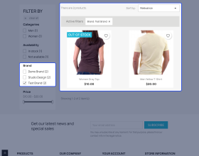 PrestaShop Marketplace Manufacturer/Brand
