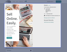 Odoo Website Address City