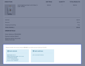PrestaShop Multi Bank Wire Payment