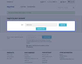 Prestashop Enhance Login Security | OTP Login