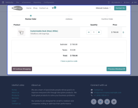 Odoo Website CCAvenue IFrame Checkout Payment Acquirer
