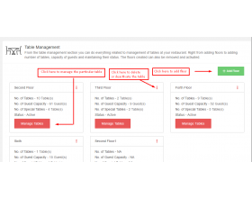 Restaurant Table Management for Shopify