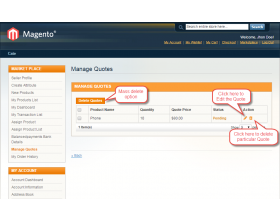 Magento (OpenMage) Marketplace Quote System