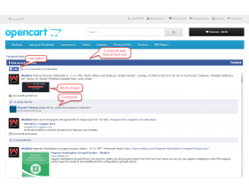 Opencart Social Wall