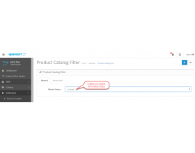 Opencart Product Catalog Filter